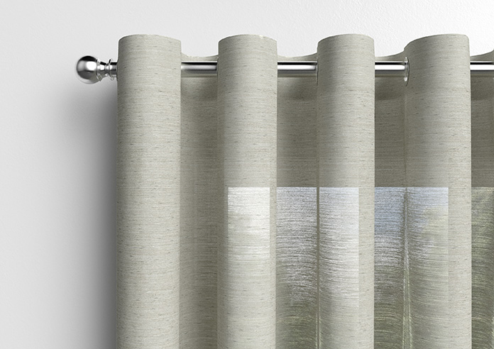 Sahara Voile, Metallic Pearl Grey - Made to Measure Curtains - Image 13